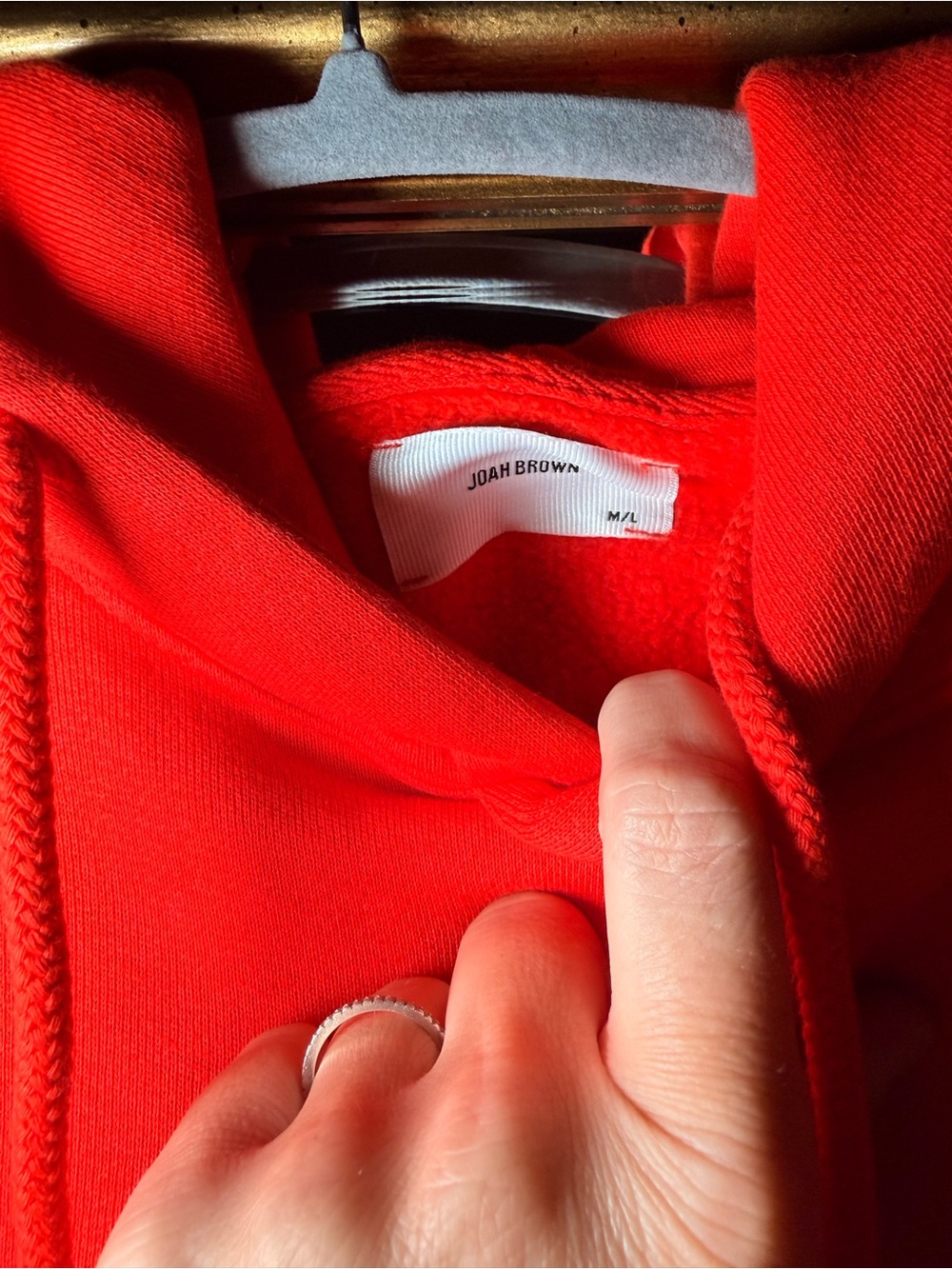 Joah Brown LIKE NEW Oversized Hoodie Hot Sauce - Picture 7 of 12